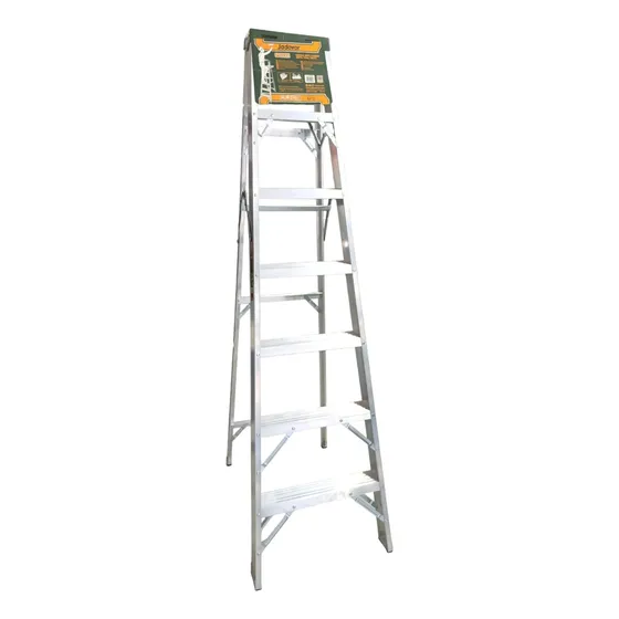 Escaleras Plegables Doble Aluminio / 7 Tramos