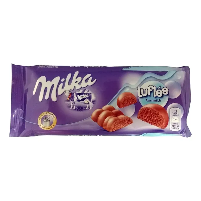 Chocolate Milka Luflee Chocolate 100g