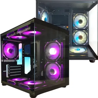 Gabinete Gamer AquĂĄrio Cubo Em Vidro Com 4 Fans Rgb Gb1796 Gabinete Gamer AquĂĄrio Cubo Em Vidro Com 4 Fans Rgb Gb1796