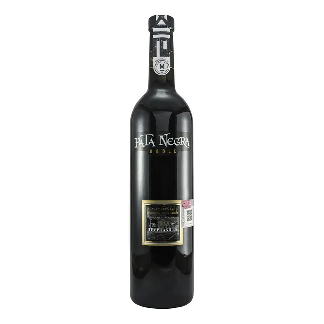 Vino Tinto Pata Negra Valdepeñas Roble Tempranillo 750 Ml