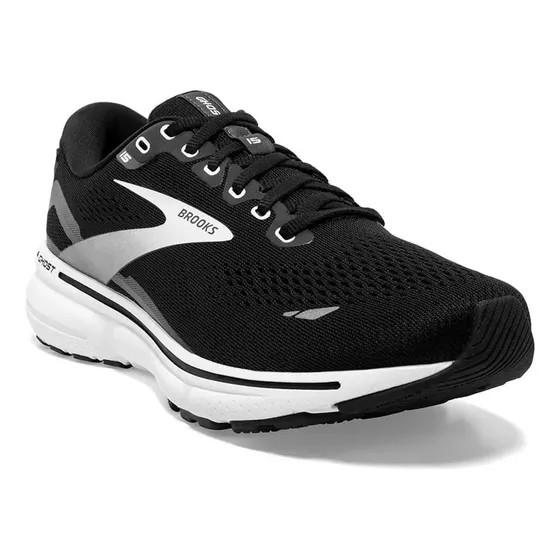 Tenis Brooks Ghost 15 Mujer Negro/blanco