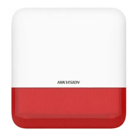Sirena Exterior Inalámbrica Para Alarma Hikvision Ax Pro