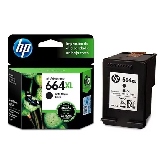 Cartucho Hp 664xl Negro 2135 2675 3775 3785