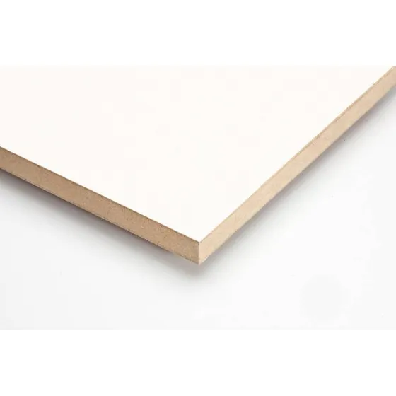 Lámina De Melamina Mdf Blanco 2-caras De 1,83 X 2,44 X 18mm