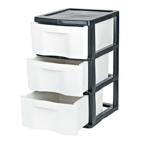 Gaveteiro De Chão 3 Gavetas Organizador Multiuso Gv14 
