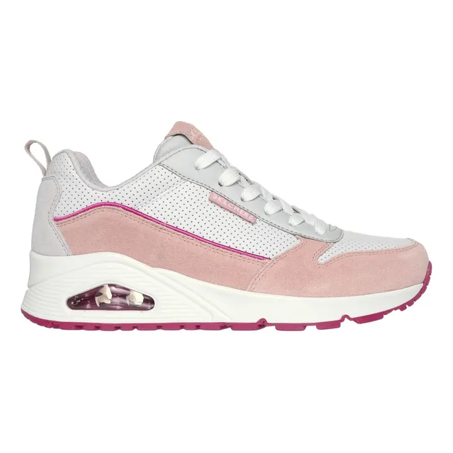 Zapatilla Skechers Uno-two Much Fun 177105/pkgy Rosado Mujer