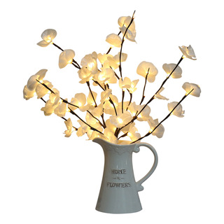 Lámpara Led Con Forma De Mariposa Y Orquídea Para Decoración Lámpara Led Con Forma De Mariposa Y Orquídea Para Decoración