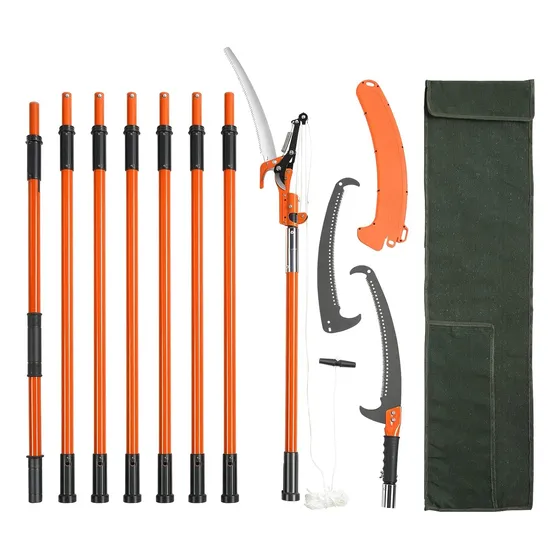 Sierra Poste Árbol Arbustos Manual Extensible 2 M ~ 8 M Poda