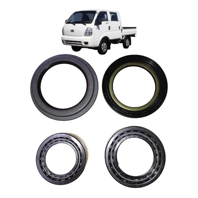 Kit Rolamentos Retentores Roda Dianteira P/ Bongo K2700 4x4