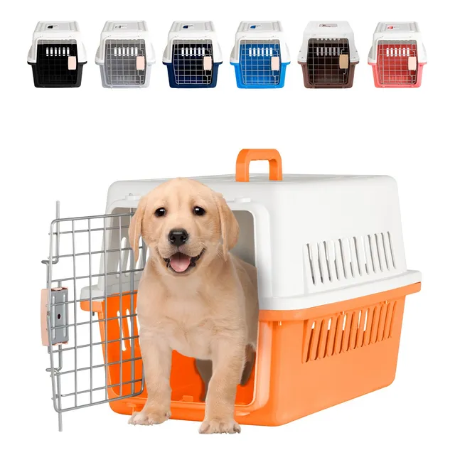 Jaula Transportadora Kennel Mascotas Caja Viaje Gato Perro 