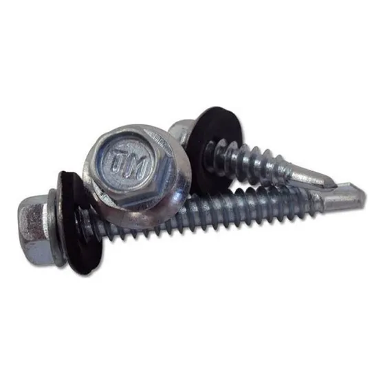 Pijas Hexagonal Puntabroca Con Rondanas ¼x2in 1000pzs