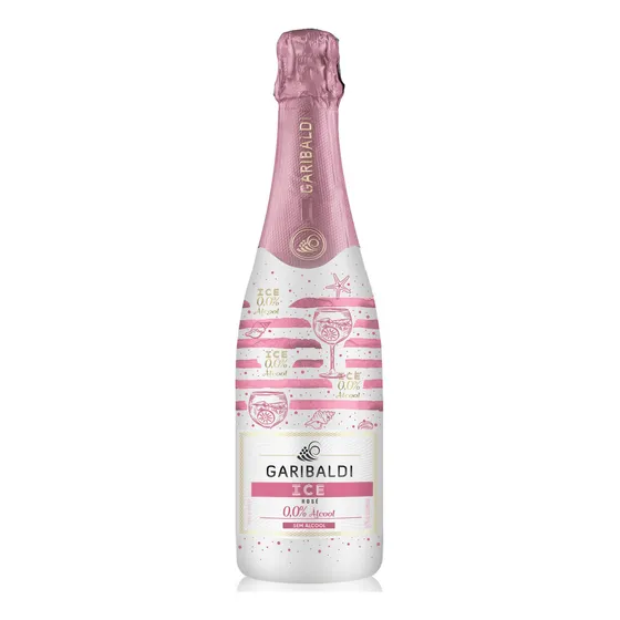 Espumante Ice Rosé Garibaldi Zero Álcool - 750ml