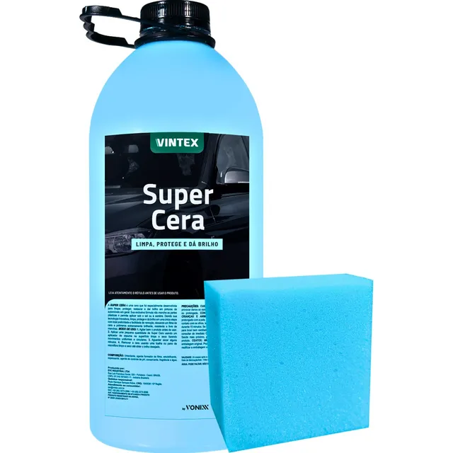 Super Cera Liquida Automotiva Azul Galao 3 Litros Vonixx