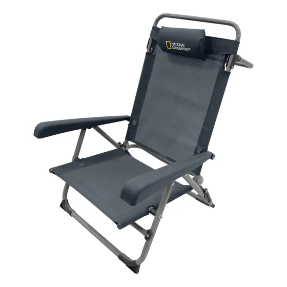Silla Plegable Playa Almohada Naples Gris National Geographi