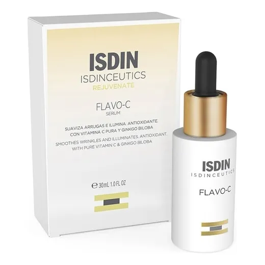 Sérum Facial Antiaging Flavo-C Isdin Isdinceutics día/noche para todo tipo de piel de 30mL/30g 30 años
