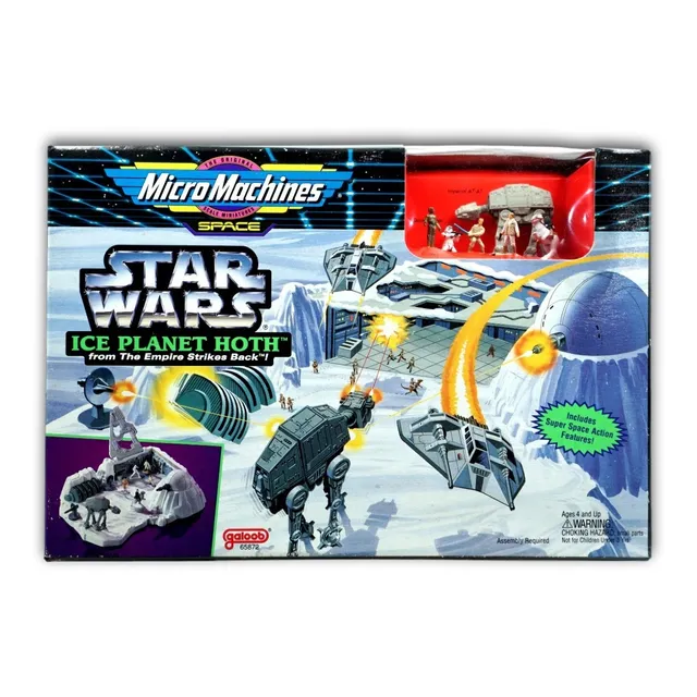 Star Wars Micro Machines Ice Planeth Hoth Set