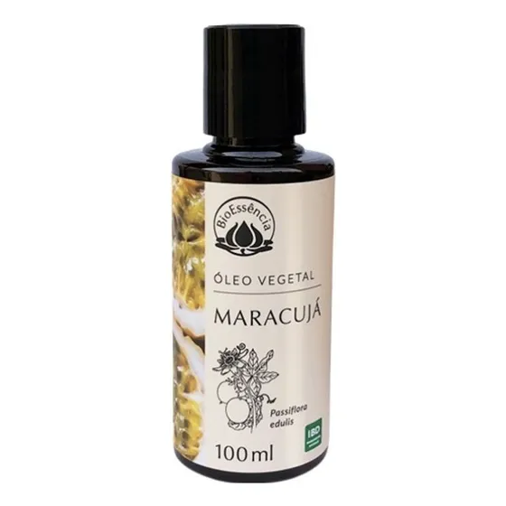 Bioessência Óleo Vegetal De Maracujá 100% Puro E Natur 100ml