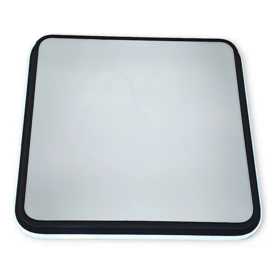 Lampara Moderna Led Techo Cuadrada Negra, Salas (te149)