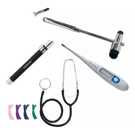 Kit Para Semiologia Veterinária Com Lanterna Caneta Clinica