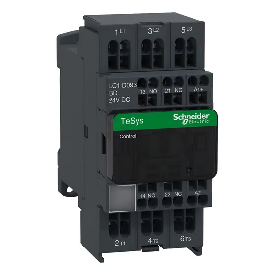 Contactor Tripolar Schneider Lc1d093bd 5 Hp