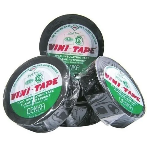 Cinta Vini Tape X 20mts Negra / Blanca Pack X 10