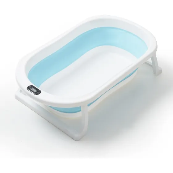 Bañera Baño Bañito Bebes Plegable Con Indicador Temperatura 
