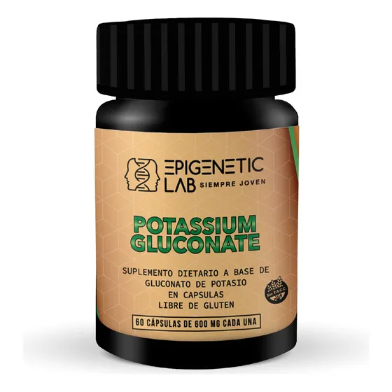 Gluconato De Potasio X 60 Capsulas 600 Mg Epigeneticlab 