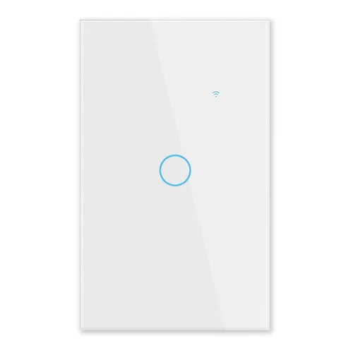 Interruptor Inteligente Wifi 1 Botón Color Blanco
