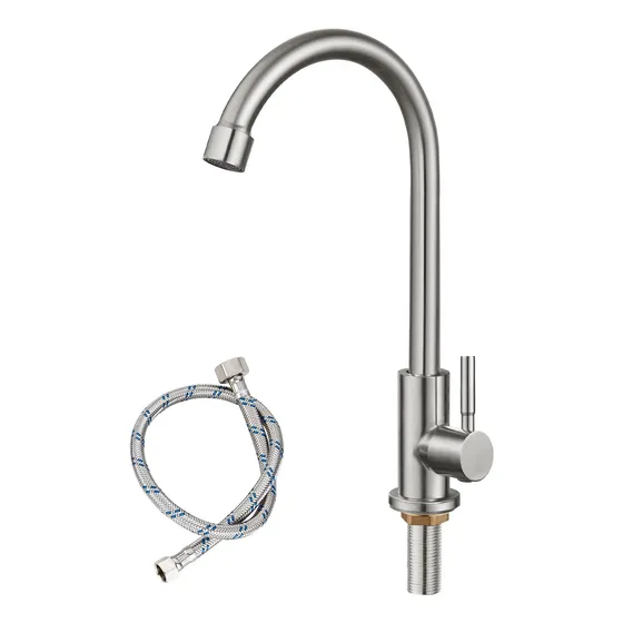 Gotonovo Grifo Fregadero Cocina Agua Fria Acero Inoxidable