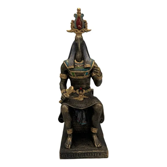 Estatua Deus Thoth Egpcio Egito Wiccaa