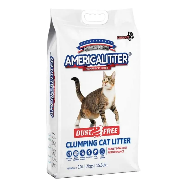 America Litter Arena Dust Free 7 Kgs  - Envíos A Todo Chile