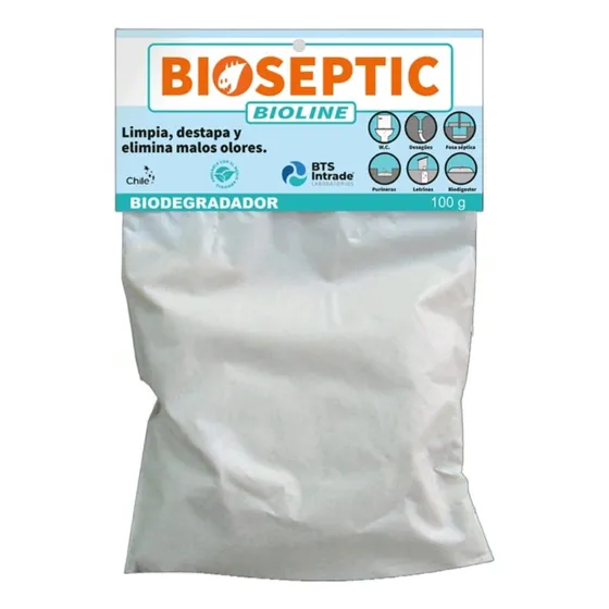 Bacterias Tratamiento Biológico Pozos, Fosas Sépticas 100 Gr