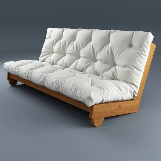 Sofa Cama Futon Mediterraneo Matrimonial En Madera 