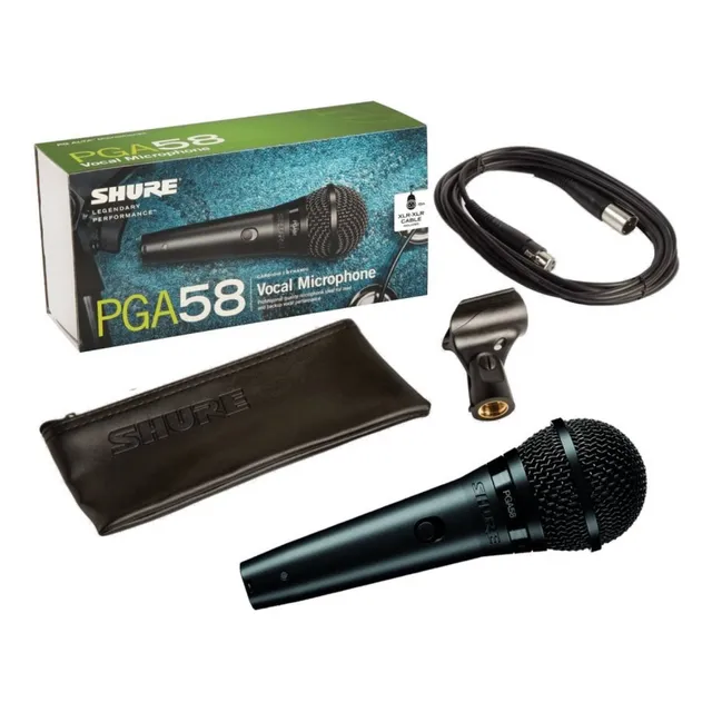Micrófono Shure Pg Alta Pga58-xlr Dinámico Cardioide Negro