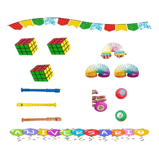 Kit 12 Prendas Aniversários Festa Junina Brinquedos Crianças
