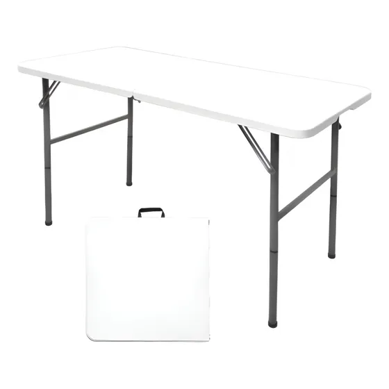 Mesa Plegable 180 X 74 X 74cm Portatil Multiuso Costa