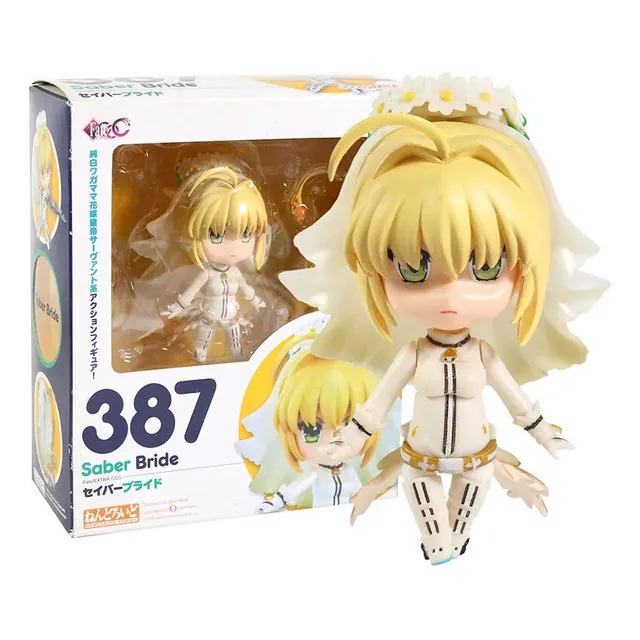 Figura Móvil 387 Saber Nero Bride Fate Con Accesorios