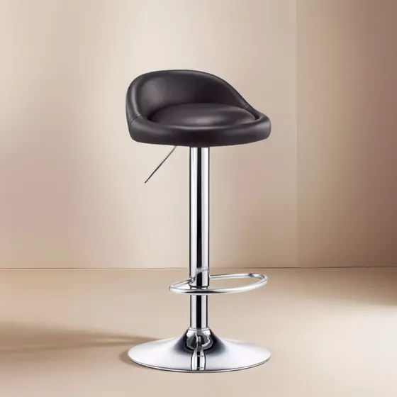 Sillas Para Barra De Cocina Bancos Alto Desayunador Negro