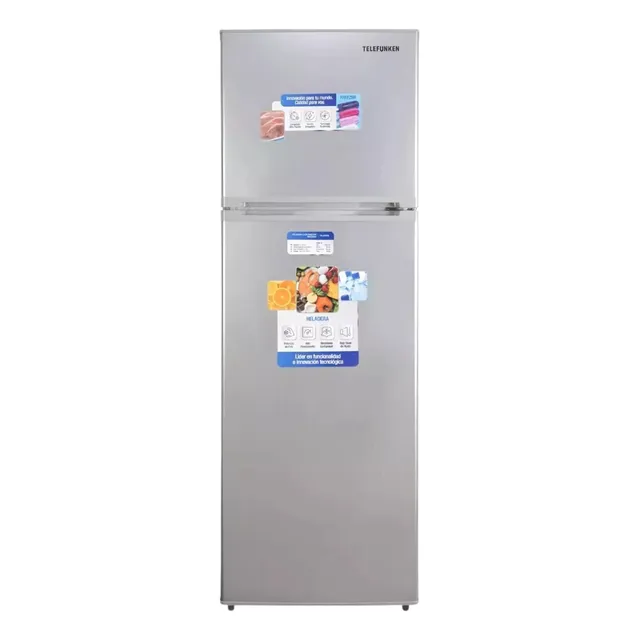 Heladera Con Freezer Ciclica 300l Telefunken Hd300 Silver