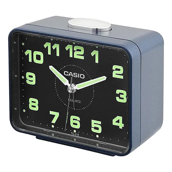 Reloj Despertador Casio Tq-218-2df Azul