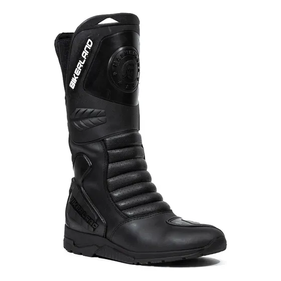 Bota Masherland® Bikerland Mb1 Para Moto + Cuello Protector