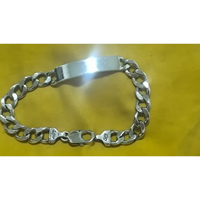 Pulsera De Plata Italiana 928 Pura