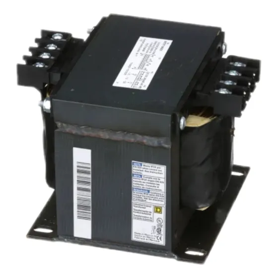 Transformador Square D 1 Fase, 1kva Prim 440-220v / Sec 110v