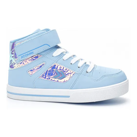 Botas Atomik Nena Magic Urbanas Con Cordones Y Velcro