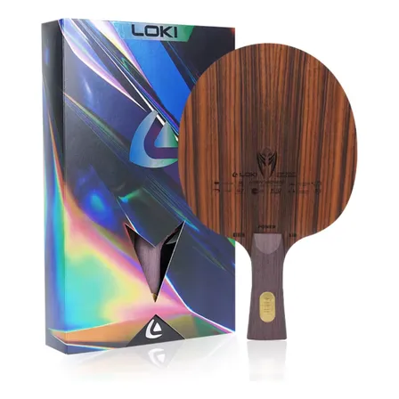 Madero Paleta Profesional Tenis De Mesa 7 Capas K10 Loki Color Madera Tipo de mango Lapicero