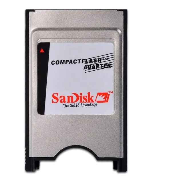 Lector y adaptador de tarjetas de memoria Compact Flash a pcmcia Sandisk