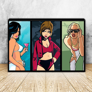 Cuadro Decorativo Gamer Grand Theft Auto Gta C1901 Cuadro Decorativo Gamer Grand Theft Auto Gta C1901