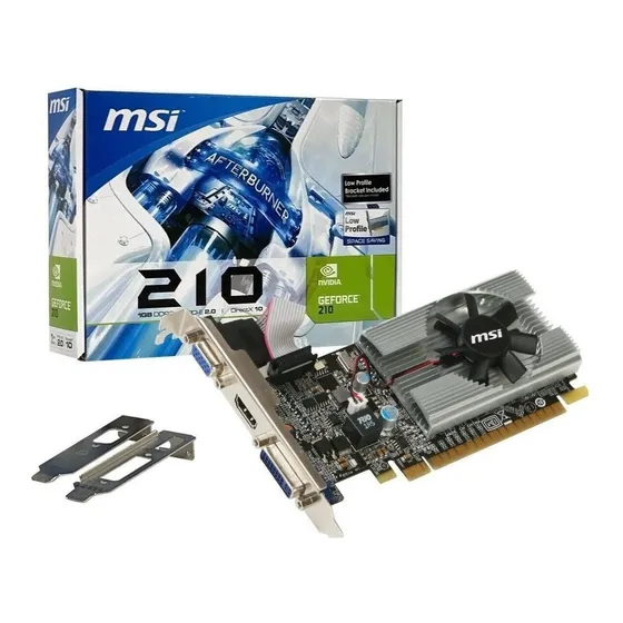 Placa De Video Msi Gt 210 1gb Ddr3 400mhz Hdmi Pcie 2 Pcreg