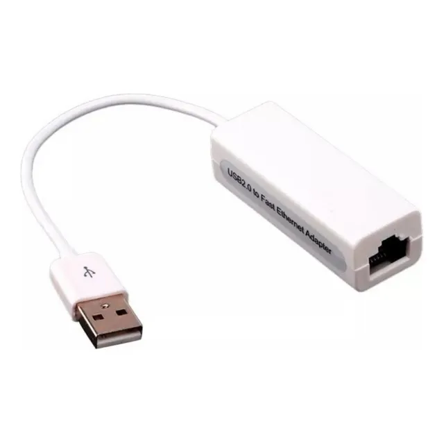 Adaptador Tarjeta De Red Ethernet Usb 2.0 Rj45 Fácil Uso Gs