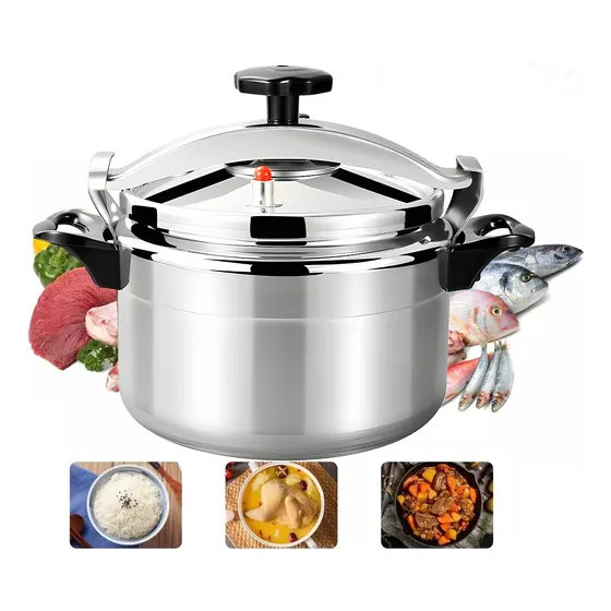 Olla Express De Presión Olla De Aluminio Gran Capacidad 7l